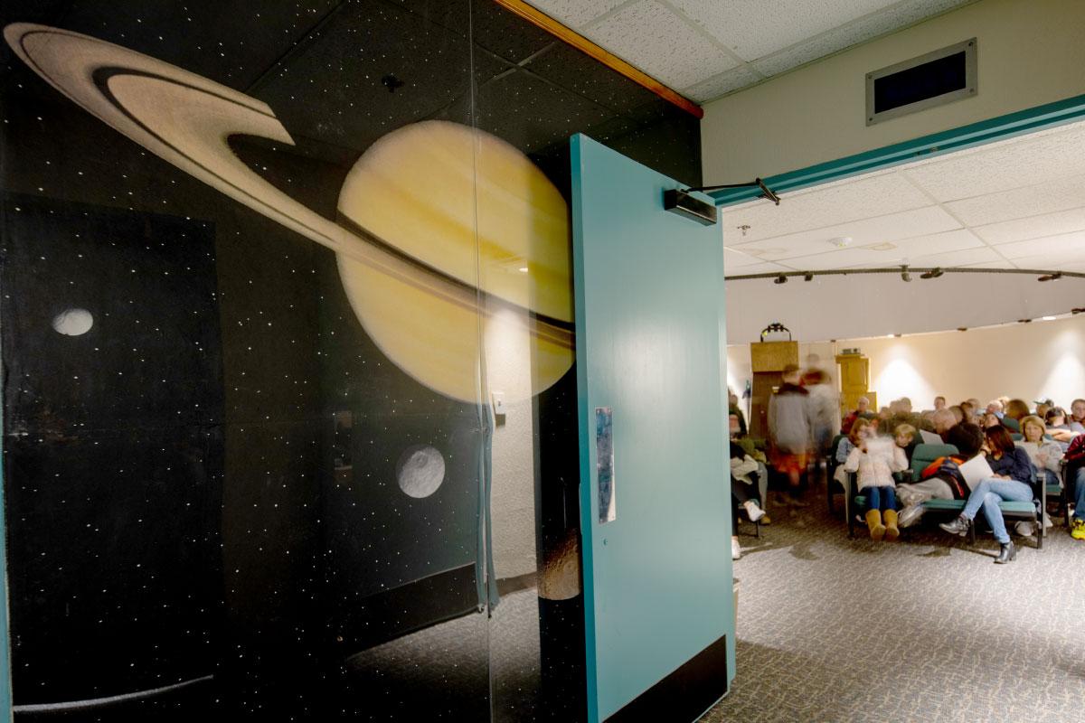 Entryway to the Planetarium.